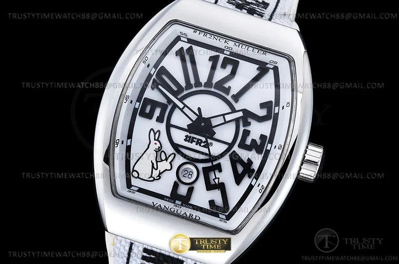 FM189I - Vanguard Mens FR2 SS/RU Wht/Num ABF A2824