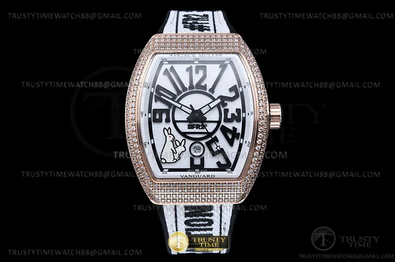FM190 - Vanguard Mens FR2 Dia RG/RU Wht/Num ABF A2824