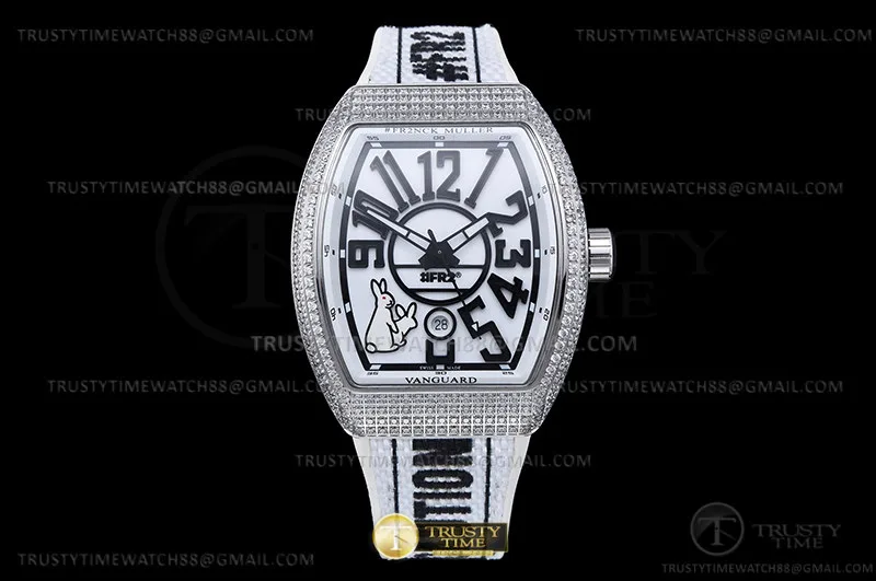 FM192 - Vanguard Mens FR2 Dia SS/RU Wht/Num ABF A2824