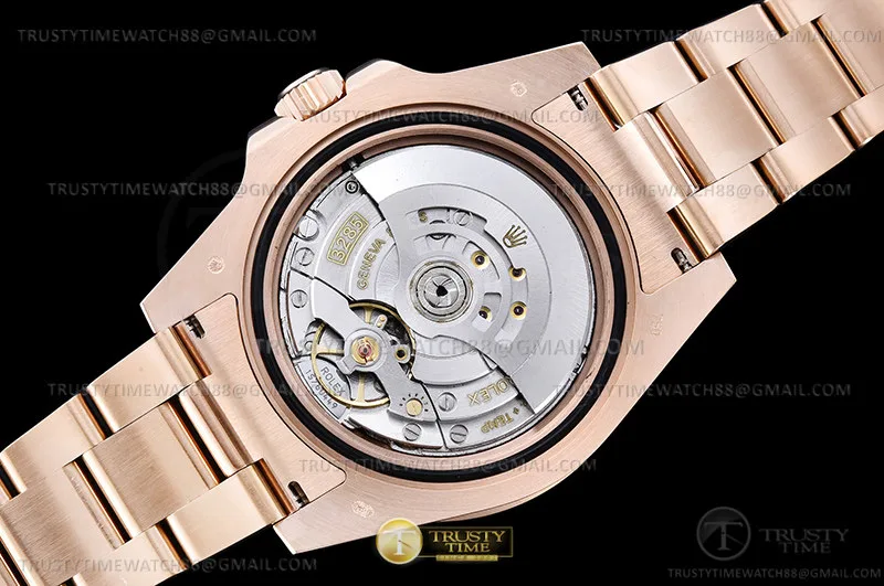 ROLGMT0295F - GMT II 126715CHNR 904 RG/RG Blk GMF V6 SH3285 CHS