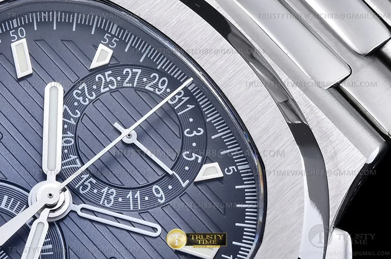 PP0488B - Nautilus Chrono Travel 5990 SS/SS Blue SPPF A28-520