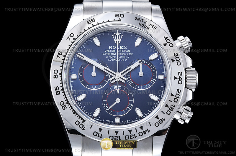 ROLDYT0441A - Daytona 116509 904L WG/WG Blue/Stk QF V3 SH4130 – Bild 3