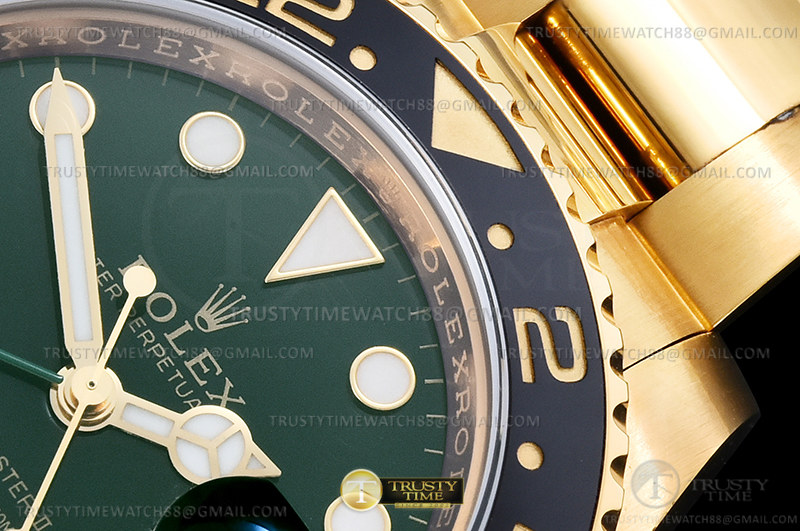 GMT II 116718LN 904 Wrp YG/YG Grn KF VR3186 CHS - immagine 6