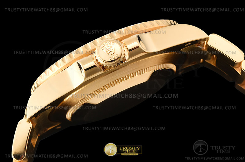 ROLSUB0475D - Submariner 116618LN Wrp 904 YG/YG Black KF VR3135 - Image 9