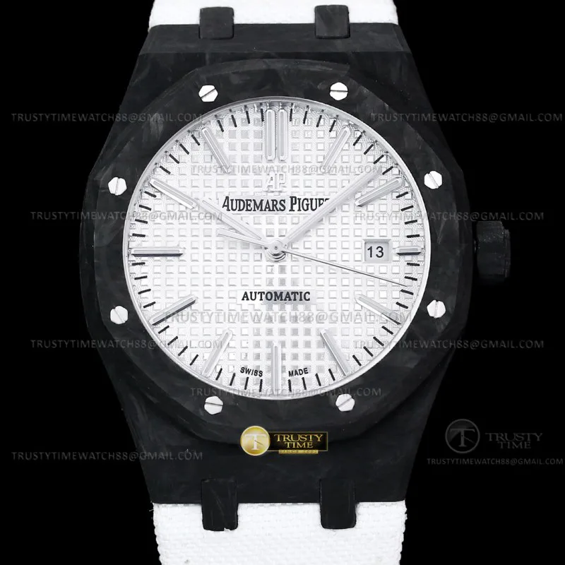 AP0852 - Royal Oak 15400 Wht Blk CAR/NY White INAF MY9015