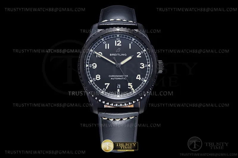 BSW0516F - Navitimer Aviator 8 DLC/LE Black/Num TF A2824
