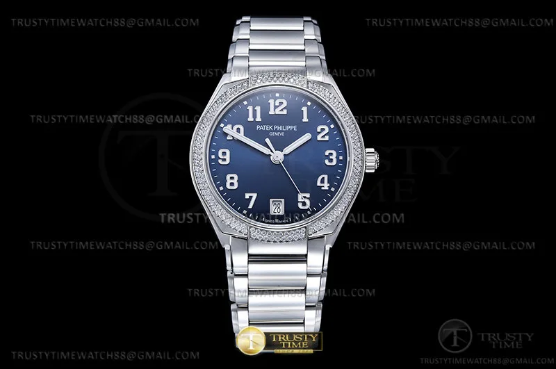 PP0493A - Twenty-4 Ladies Dia SS/SS Blue/Num PPF A324