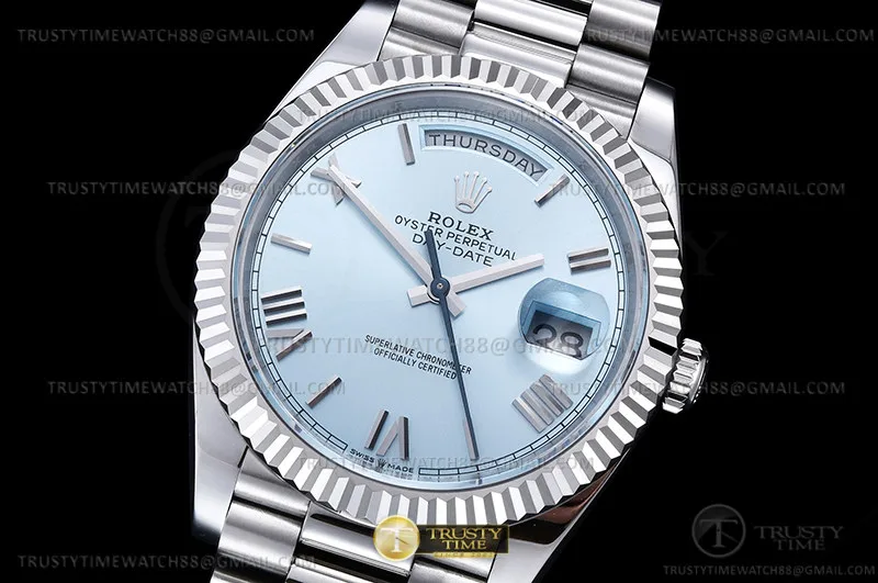 RDD0286I - DayDate 40mm Flt Pres SS/SS I-Blue/Rm EWF VR3255