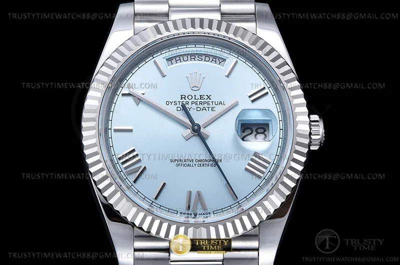 RDD0286I - DayDate 40mm Flt Pres SS/SS I-Blue/Rm EWF VR3255