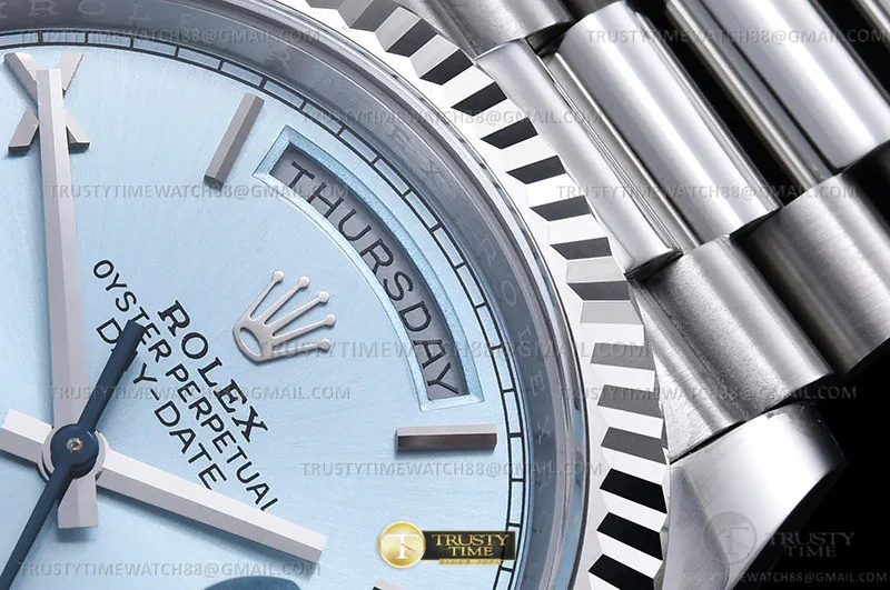 RDD0286I - DayDate 40mm Flt Pres SS/SS I-Blue/Rm EWF VR3255
