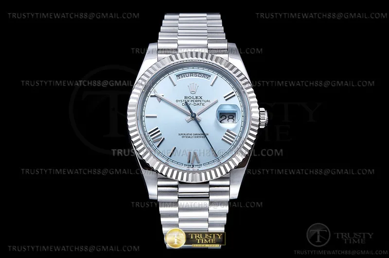 RDD0286I - DayDate 40mm Flt Pres SS/SS I-Blue/Rm EWF VR3255