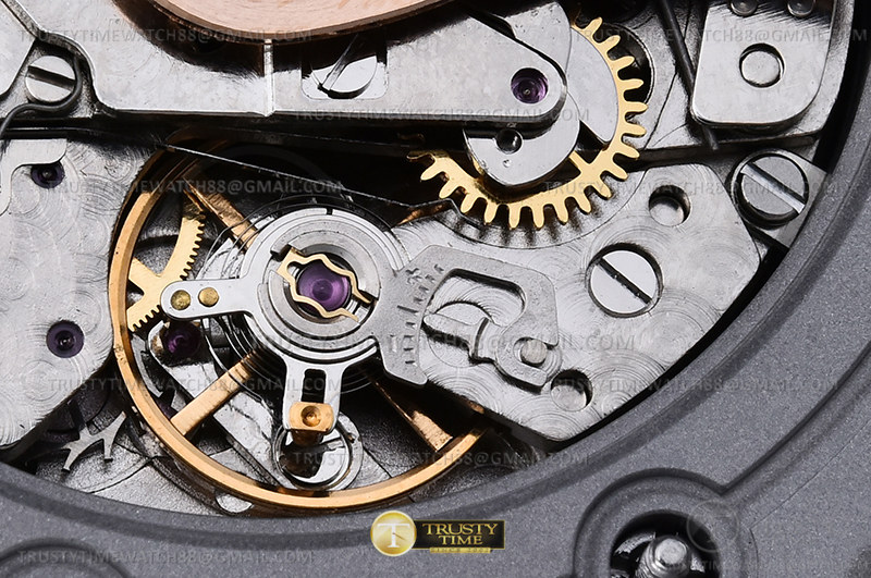 AP ROO Chronograph SS/SS Wht/Silv/Num APF 7750 Mod - immagine 14