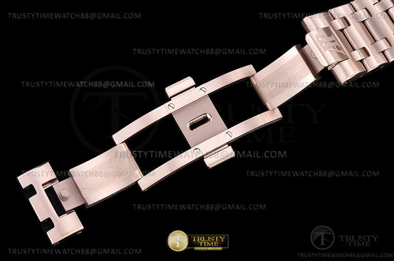 AP ROO Chronograph RG/RG marrone/Num APF A3126 Mod - immagine 9