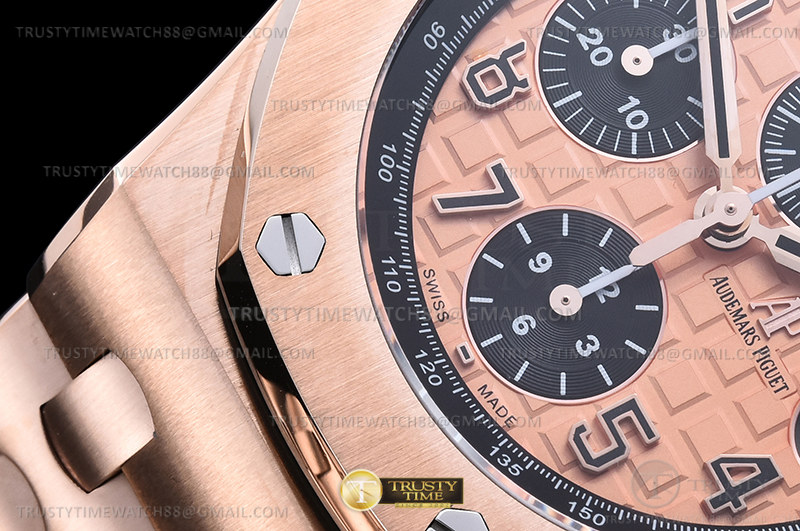AP ROO Chronograph RG/RG RG/Num APF A3126 Mod - Image 7