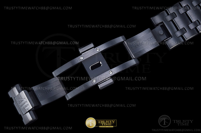 AP ROO Chronograph DLC/DLC Black/Dot APF 7750 Mod - Image 9