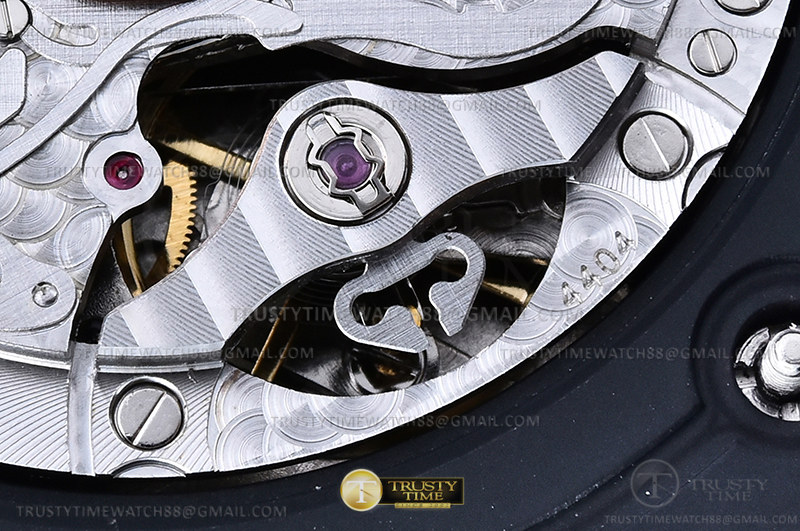 AP ROO Chronograph DLC/DLC Black/Dot APF 7750 Mod - Image 16