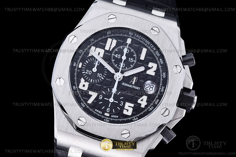 AP ROO Chronograph SS/LE Blk/Num APF 7750 Mod - immagine 2