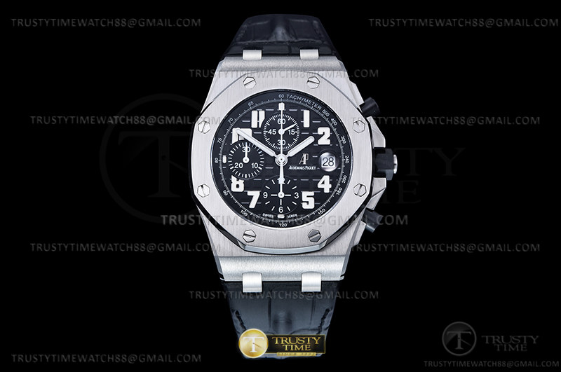 AP ROO Chronograph SS/LE Blk/Num APF 7750 Mod