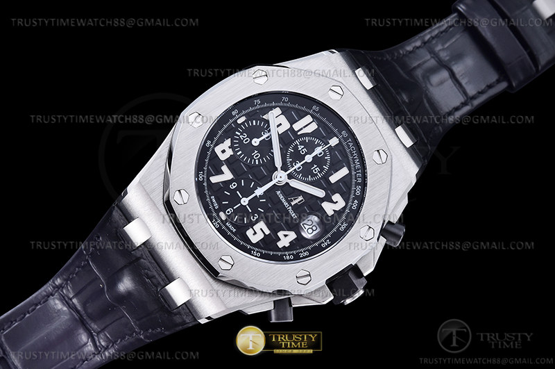 AP ROO Chronograph SS/LE Blk/Num APF 7750 Mod - immagine 4