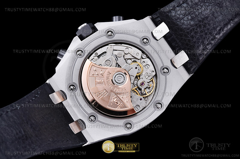 AP ROO Chronograph SS/LE Blk/Num APF 7750 Mod - immagine 15