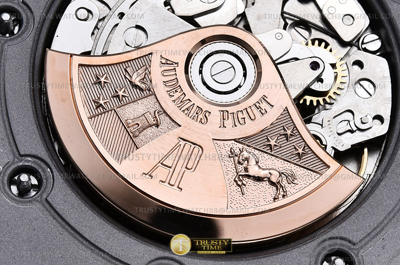 AP ROO Chronograph SS/LE Blk/Num APF 7750 Mod - immagine 16