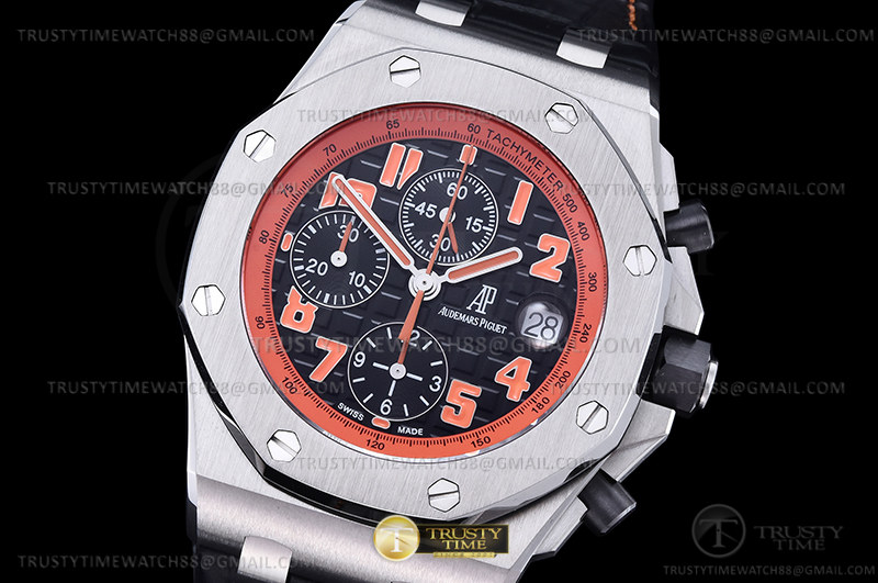AP ROO Chronograph SS/LE Blk/O-Num APF 7750 Mod - Image 2