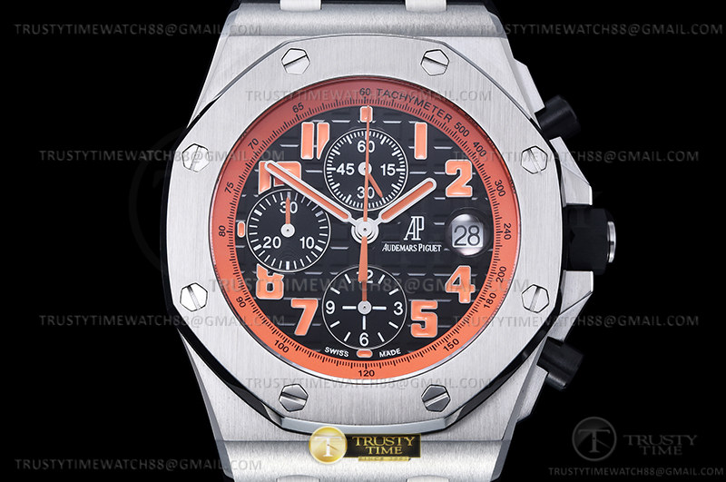 AP ROO Chronograph SS/LE Blk/O-Num APF 7750 Mod - Image 3