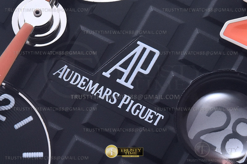 AP ROO Chronograph SS/LE Blk/O-Num APF 7750 Mod - Image 8
