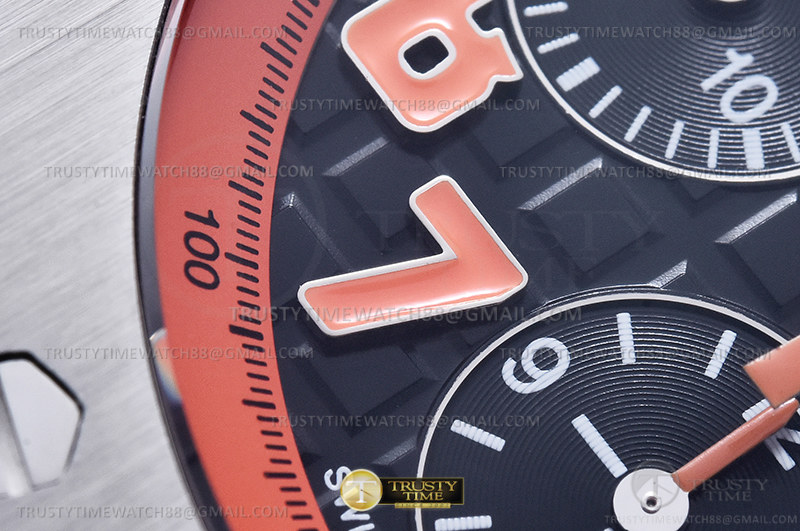 AP ROO Chronograph SS/LE Blk/O-Num APF 7750 Mod - Image 10
