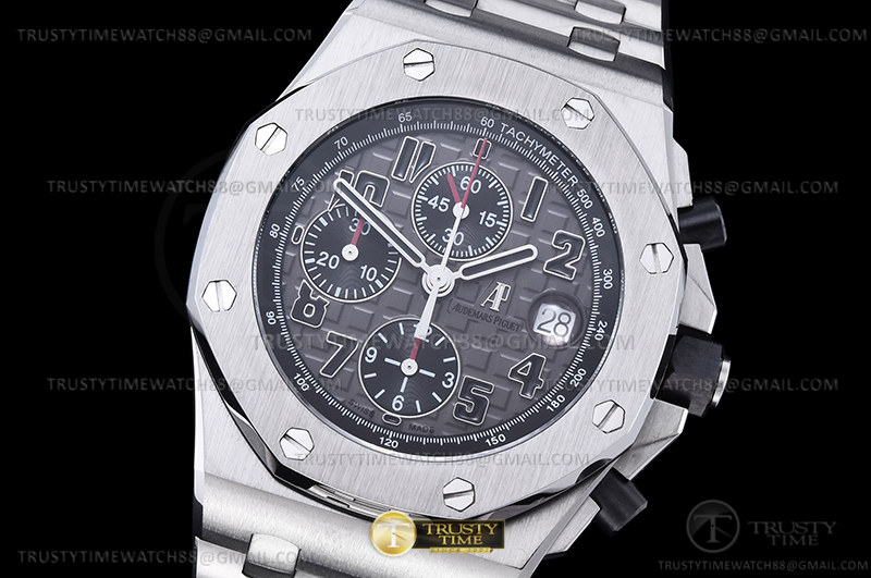AP ROO Chronograph SS/SS Grau/Num APF 7750 Mod – Bild 2