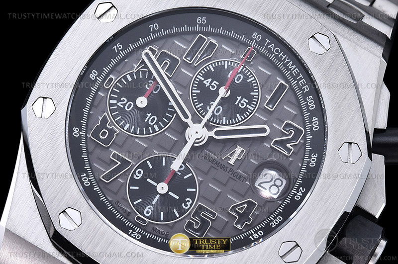 AP ROO Chronograph SS/SS Grau/Num APF 7750 Mod – Bild 6