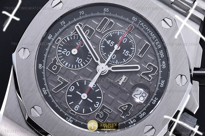 AP ROO Chronograph SS/SS Grau/Num APF 7750 Mod – Bild 7