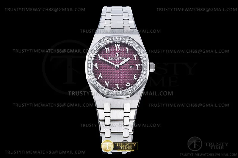 AP0856A - Royal Oak Damen 67651BC Dia SS/SS Rot/Ara ZF Sw Qtz