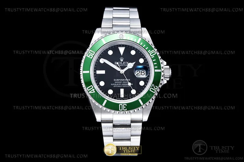ROLSUB0478B - Sub 16610LV 904L Re SS/SS Schwarz ARF V2 SH3135