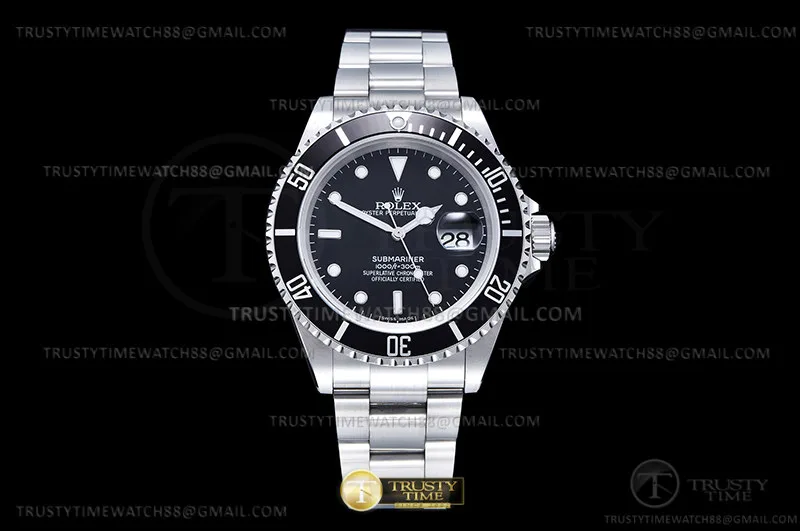 ROLSUB0479A - Sub 16610LN 904L SS/SS Schwarz ARF V2 SH3135