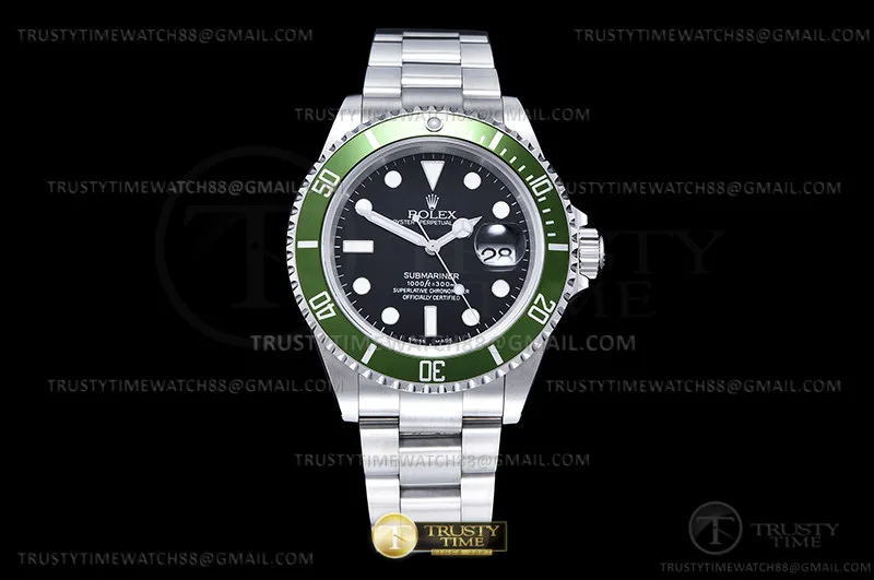 ROLSUB0479B - Sub 16610LV 904L SS/SS Schwarz ARF V2 SH3135