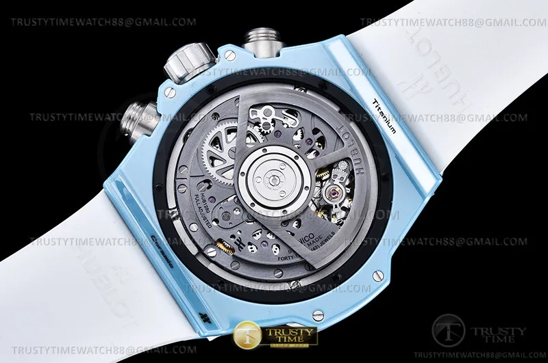 HUB0462 - Big Bang Unico 42mm CER/RU L-Blue Ske BBF A1280