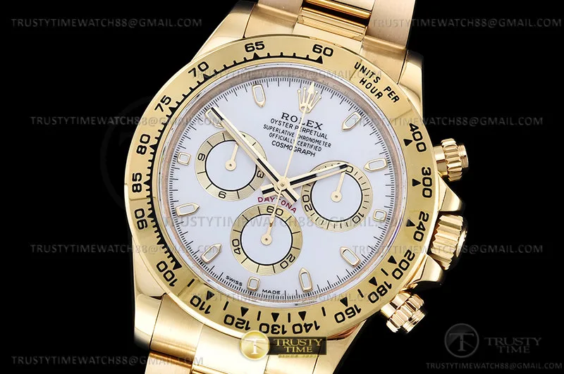 ROLDYT0447A - Daytona 116508 904L YG/YG Wht/Stk QF V3 SH4130