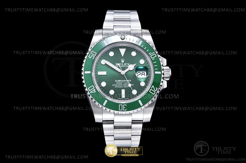 ROLSUB0483B - Submariner 116610LV SS/SS Grün BPF VR3135