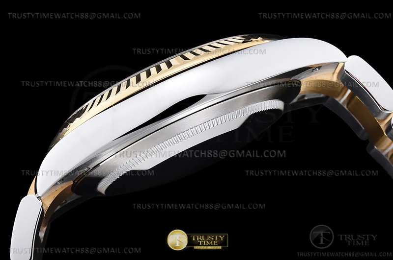 R2DJ0463 - DJ2 41mm Oys Flt 904L YG/SS Gold-P/Stk Clean VR3235
