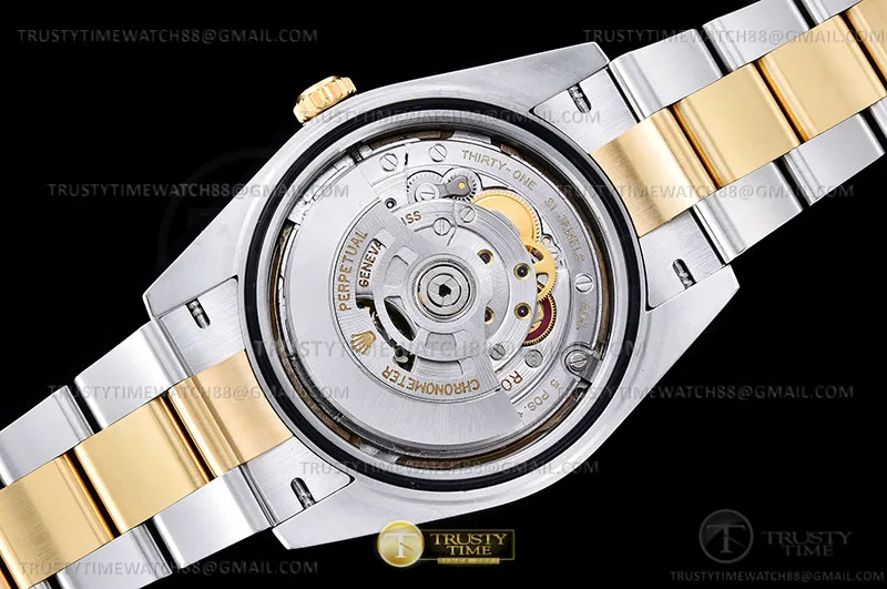 R2DJ0463 - DJ2 41mm Oys Flt 904L YG/SS Gold-P/Stk Clean VR3235