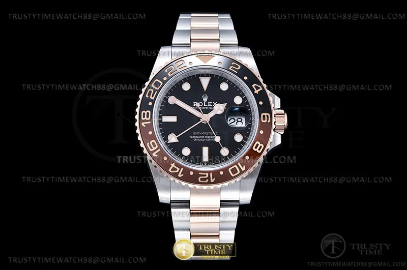 ROLGMT0307A - GMT II 126711CHNR 904 RG/SS Blk ARF SH3285 CHS