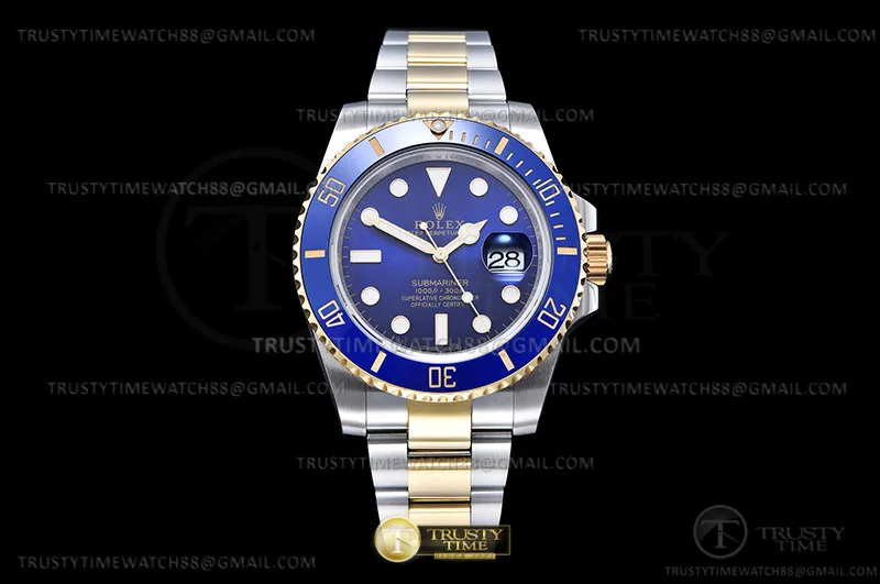 ROLSUB0485C - Submariner 116613LB YG/SS Blau FCF VR3135