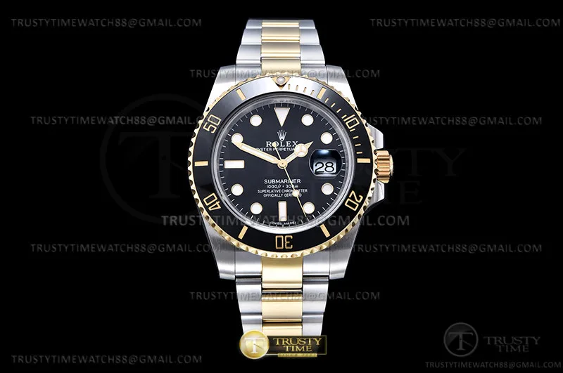 ROLSUB0485D - Submariner 116613LN YG/SS Schwarz FCF VR3135