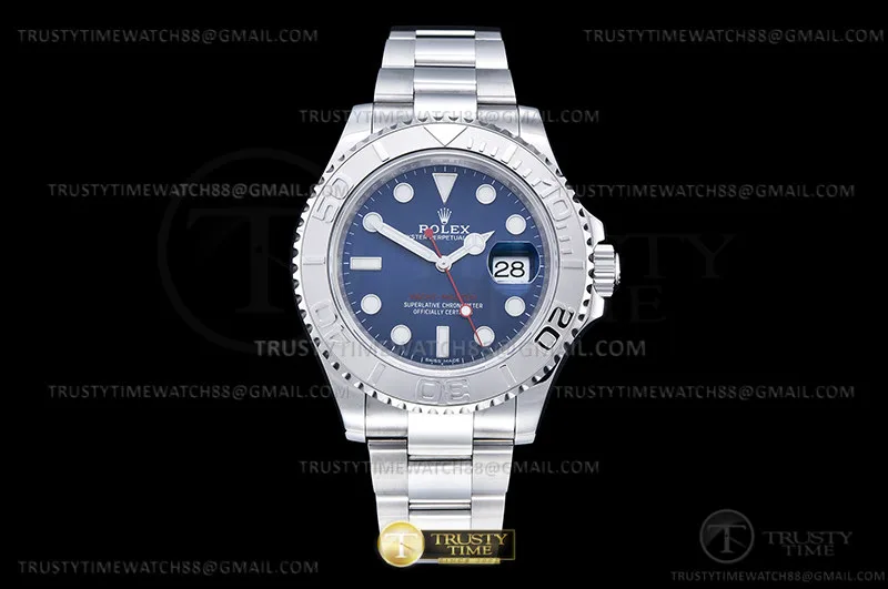 ROLYM246 - YachtMaster 116622 904L SS/SS Blue VSF VS3135