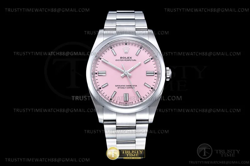 ROYP031 - Oyster Pert 36mm 904 126000 SS/SS Pink Clean VR3230