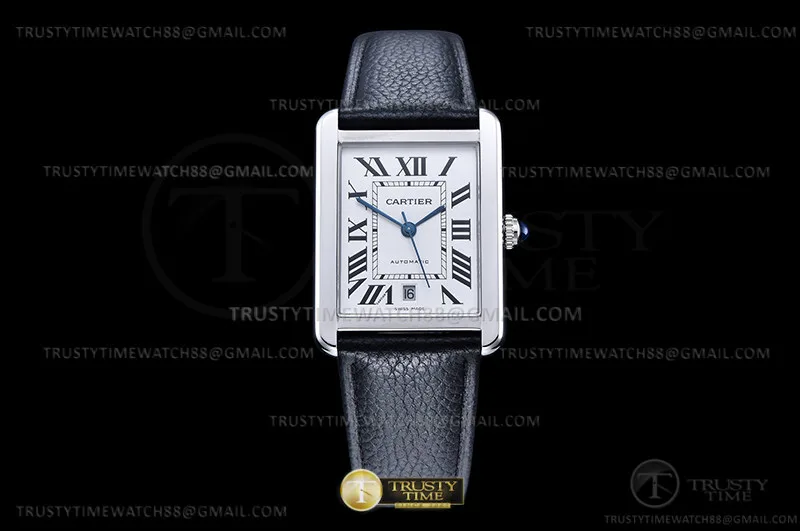 CAR0583 - Cartier Tank Solo XL SS/LE White AF Miyota 9015