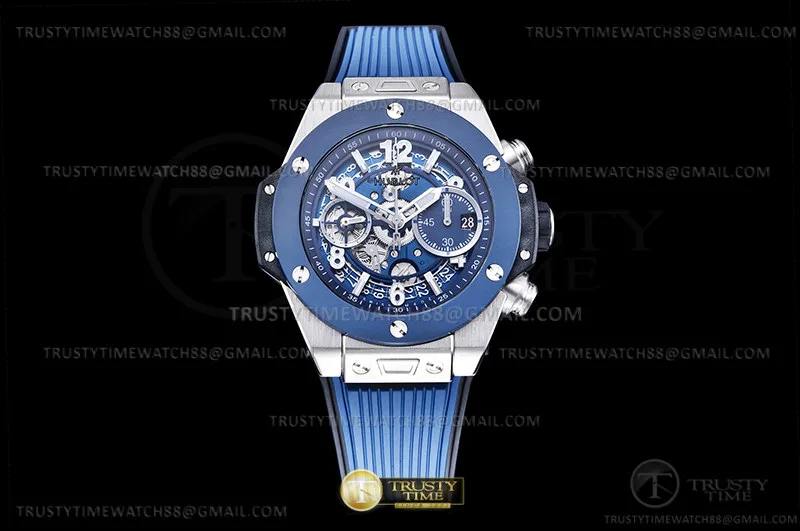 HUB0463B - Big Bang Unico 42mm Blue SS/RU Blue Ske BBF A1280