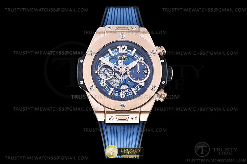 HUB0464B - Big Bang Unico 42mm RG RG/RU Blue Ske BBF A1280