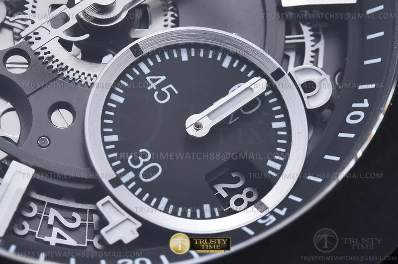 HUB0465 - Big Bang Unico 42mm Cer CER/RU Blk Ske BBF A1280